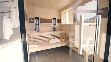 Sauna im Löwenchalet