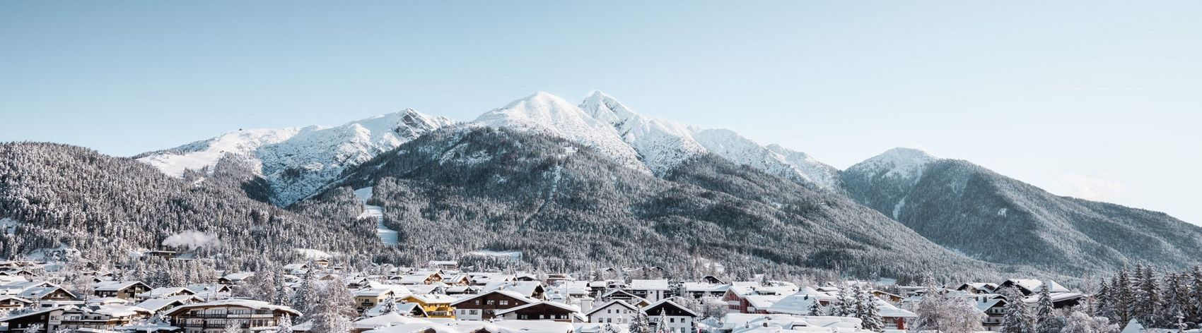 Außenansicht Löwenchalets Winter