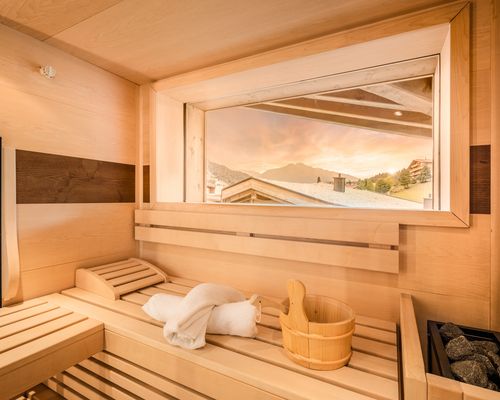 Sauna im Löwenchalet