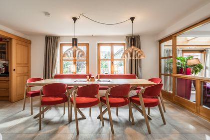 Essbereich im Löwenchalet