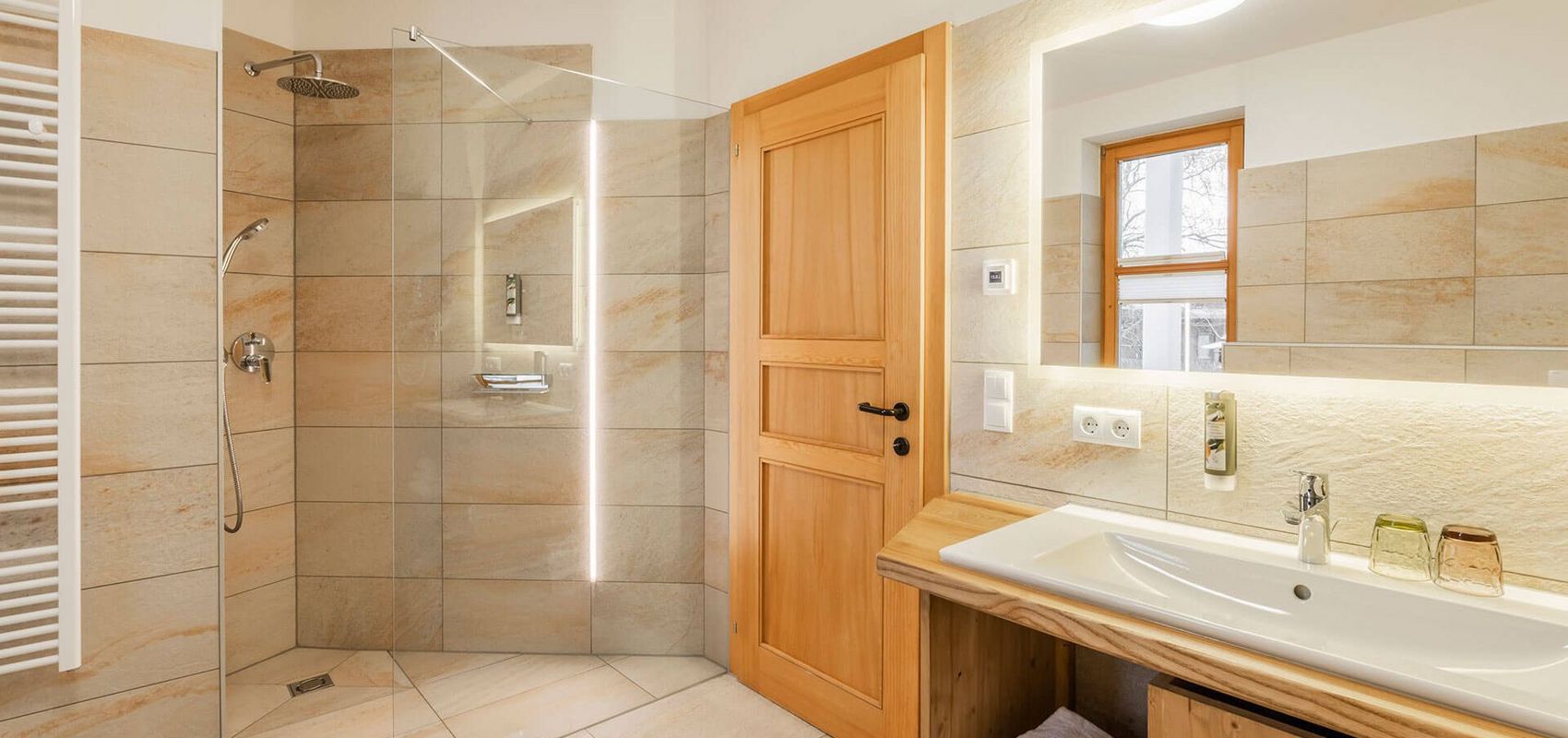 Badezimmer im Chalet