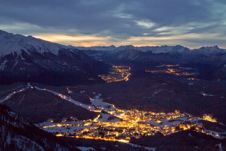 Seefeld bei Nacht